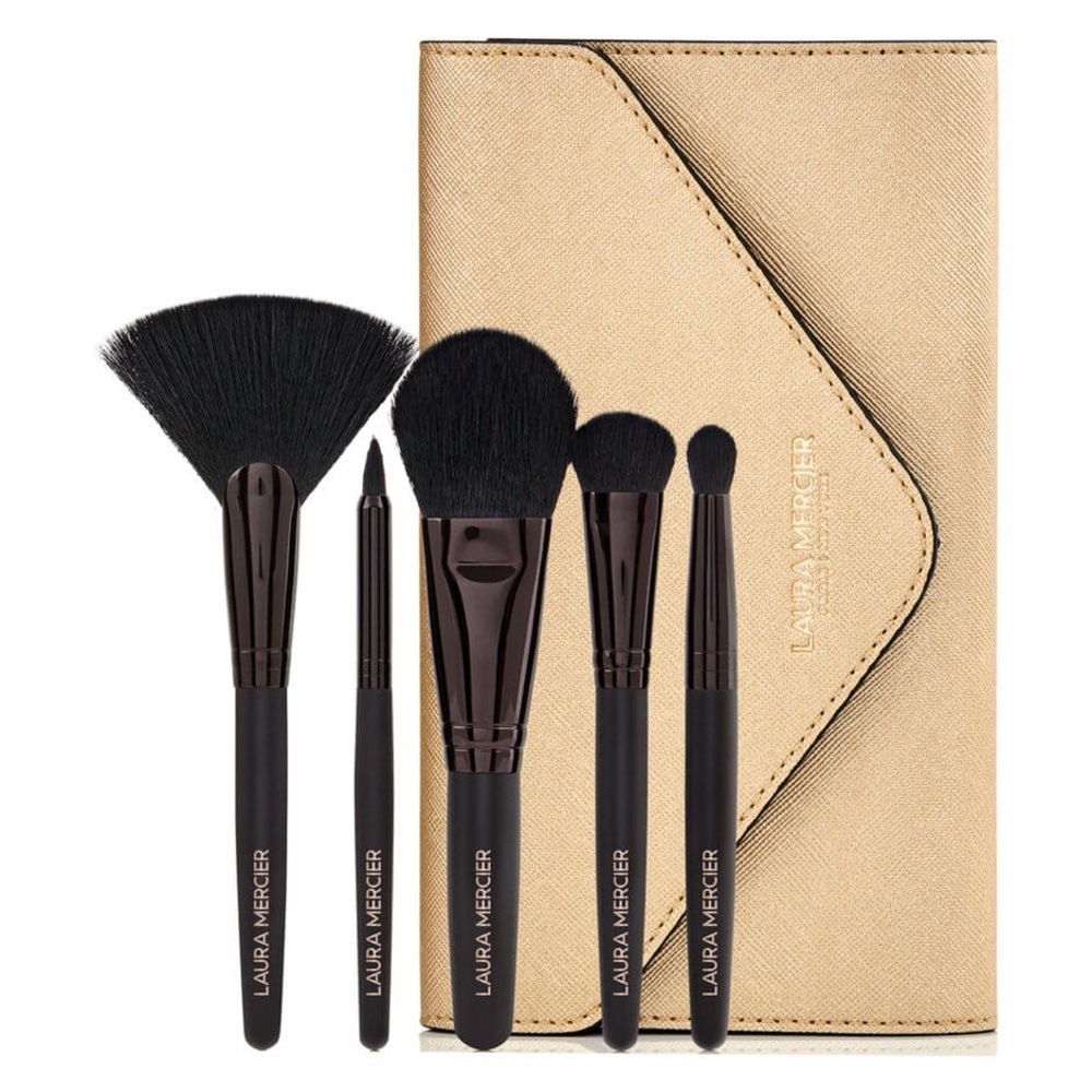 LAURA MERCIER Holiday Collection Sweeping Beauty Essential Brush Collection